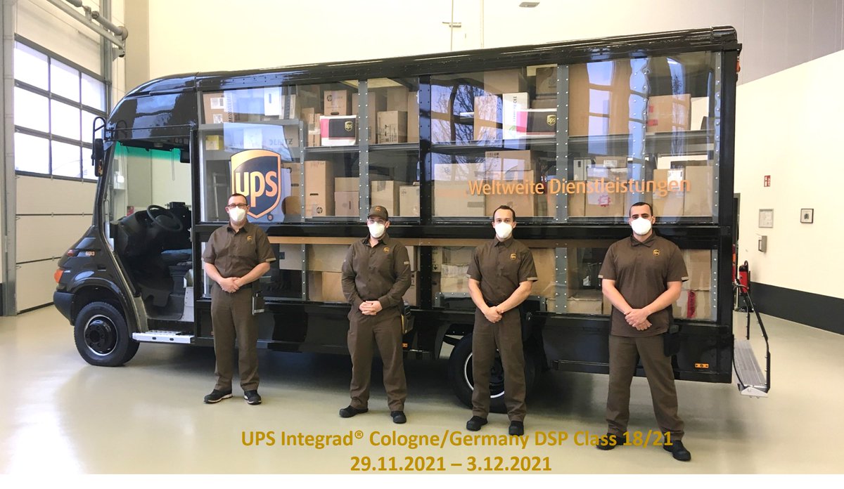 Congratulations to our 4 new trained #DriverServiceProviders by #UPS #Integrad. Thank you for your hard work in the training! Well done! You showed really good teamwork! Stay safe and we wish you a pleasant Christmas time!