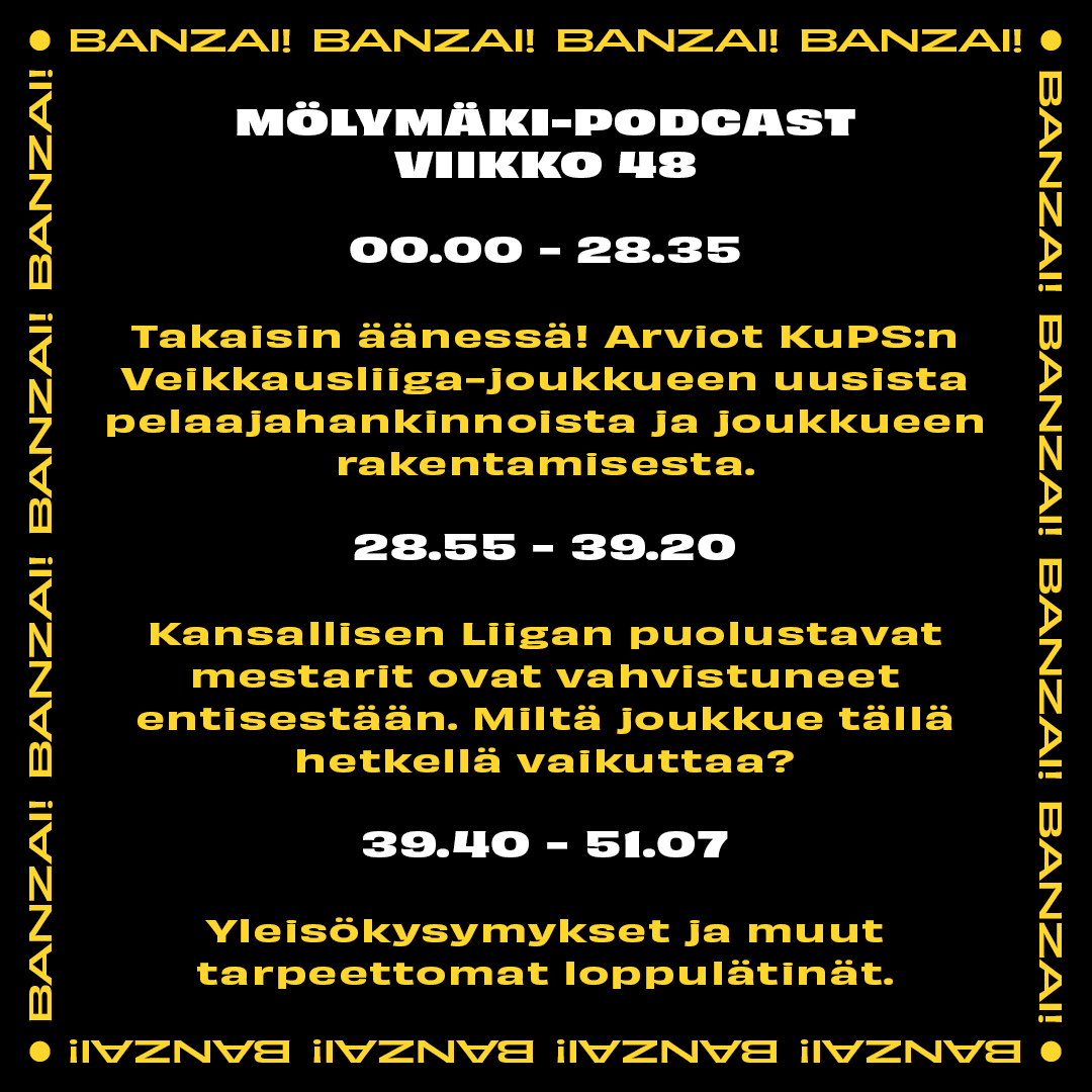 Mölymäki-podcast tweet media