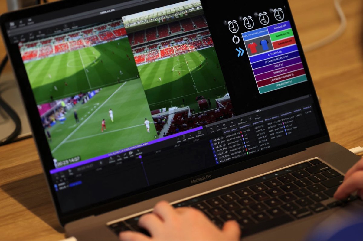 fifamedia's tweet photo. FIFA is bringing performance analytics to a whole new level. Specialists analysing real-time data from #FIFArabCup . The analysis obtains greater detail, new metrics and ground-breaking insight. Similar analytical approach is planned for @FIFAWorldCup 

👉 https://t.co/Bmaxj1bwd0 https://t.co/BMzSeC6T0a