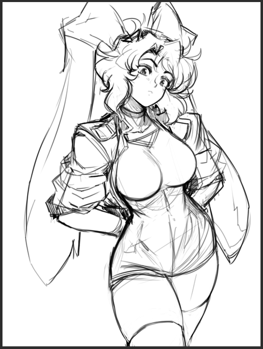 It's been a minute since I've done some personal fun stuff. AND I've been wanting to sketch up Babs in her new outfit from the Arcade City tee. 

I hope everyone is having a solid holiday season so far! (I'm tired!😅💀) 