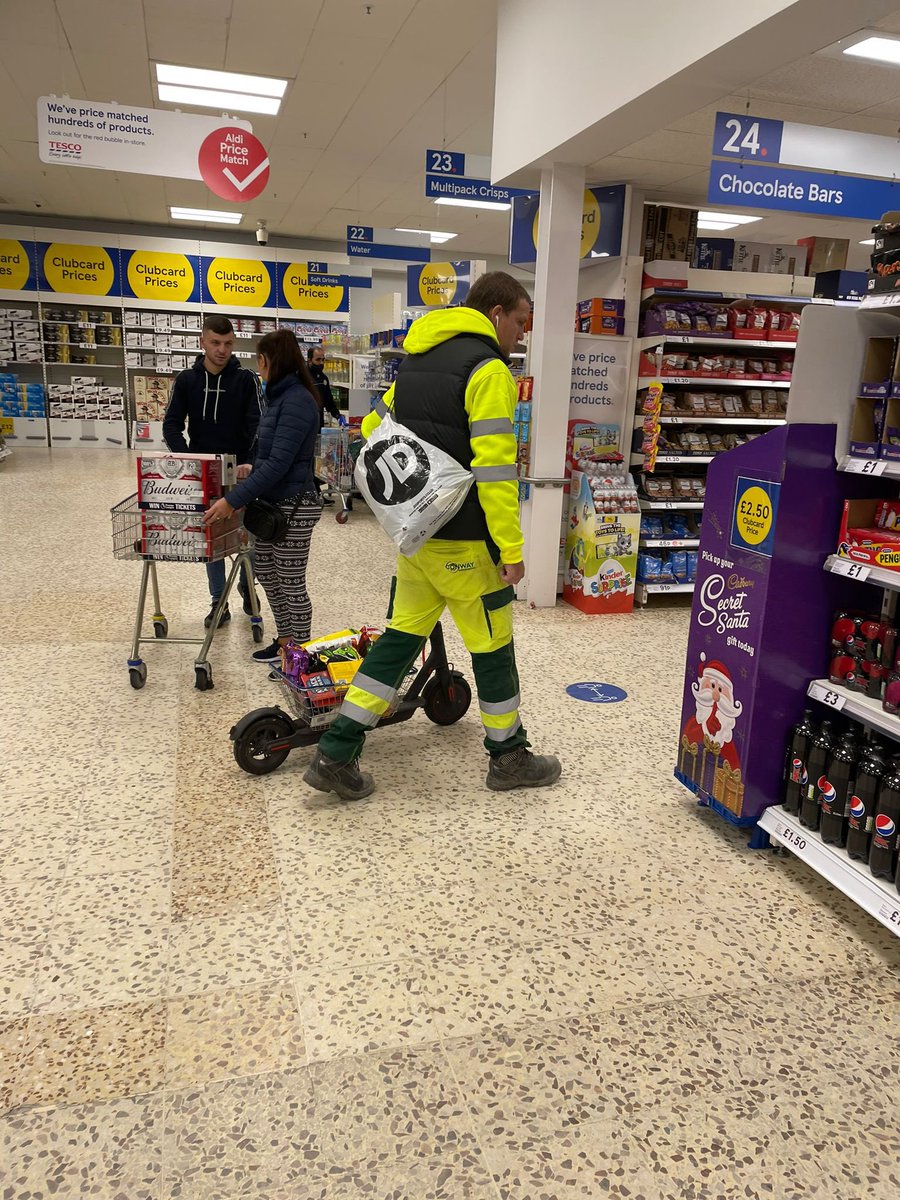 Hey #supermarkets and #shoppingcentres are you aware there is a need for good infrastructure for #escooters and #ebikes? Crazy times in #London people dragging their scooters around everywhere! How about the rest of the world? #micromobility #escooters #ebikes #Sustainability