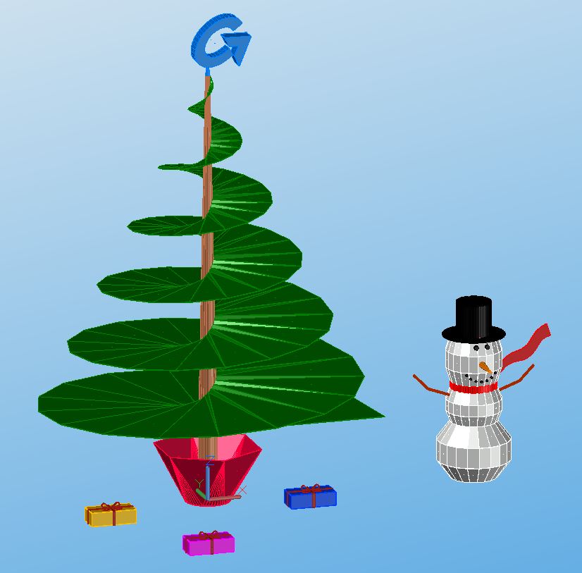 merrimanrobAS's tweet photo. Christmas tree up, presents wrapped and under the tree and snowman built. All modelled in @AdvanceSteel 

Have a look at the model on your computer, tablet or mobile using this link, all created with the @autodesk Shared view and Online Viewer - https://t.co/UZywbNGcGh https://t.co/LDd3jJ7Yqg
