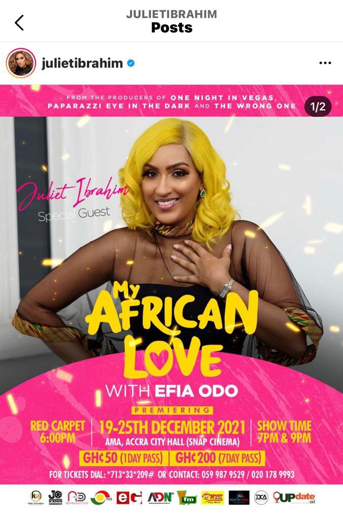 NEBASARK's tweet image. My African love with efia odo tv reality show with celebrities across the world premiering this December 19th-25th at snap cinema former AMA Hall Accra @Kobymaxwell @timtimmusic 🔥🔥 Grab your ticket fast