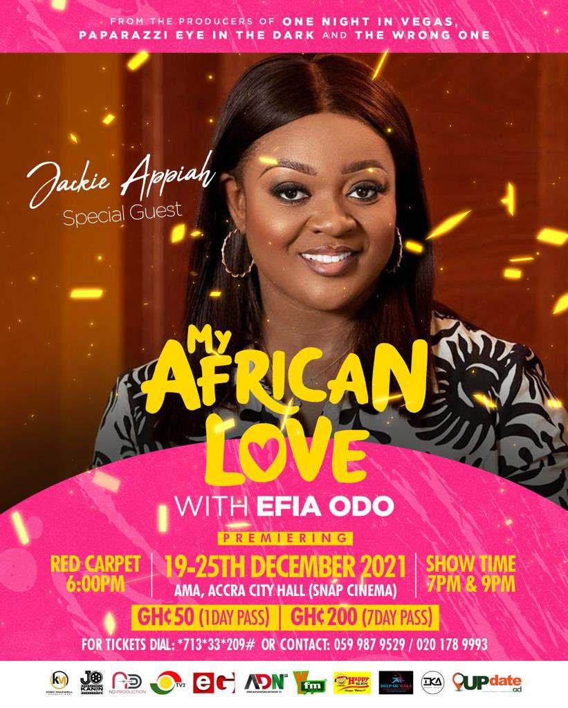 NEBASARK's tweet image. My African love with efia odo tv reality show with celebrities across the world premiering this December 19th-25th at snap cinema former AMA Hall Accra @Kobymaxwell @timtimmusic 🔥🔥 Grab your ticket fast