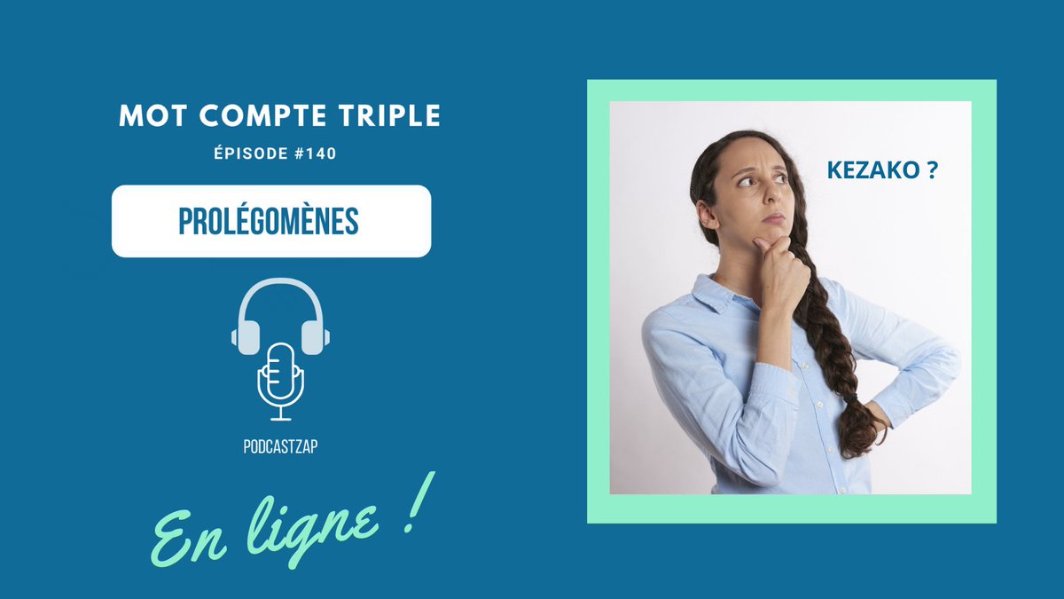 MotcompteX3's tweet photo. Le point commun entre Hulot, Jean-Claude Dusse et le dernier bouquin de Jean-Christophe Rufin ? 🤔
Les Prolégomènes 🎧
Apprenez un nouveau mot en vous faisant plaisir 😉 grâce à notre #podcast 

▶️https://t.co/kcZ25rD82C https://t.co/272x0ApxE6