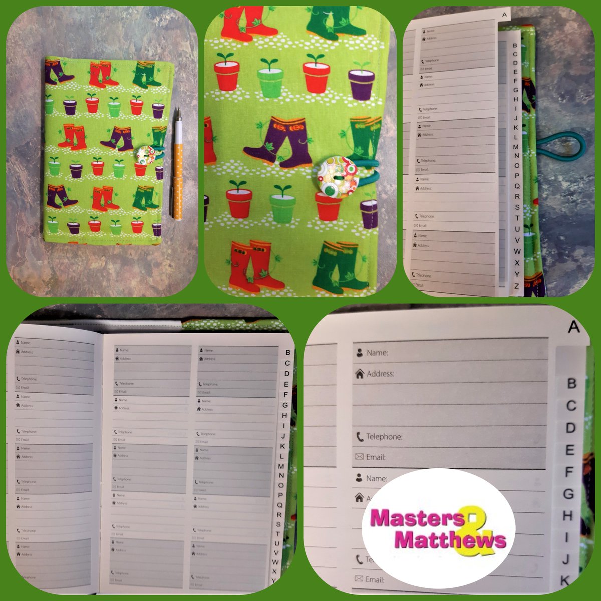 Lovely address book, keep those details safe #Christmas2021 #giftideas #gardening #GardeningTwitter #etsy #letterboxgift #handmade etsy.com/uk/listing/934…