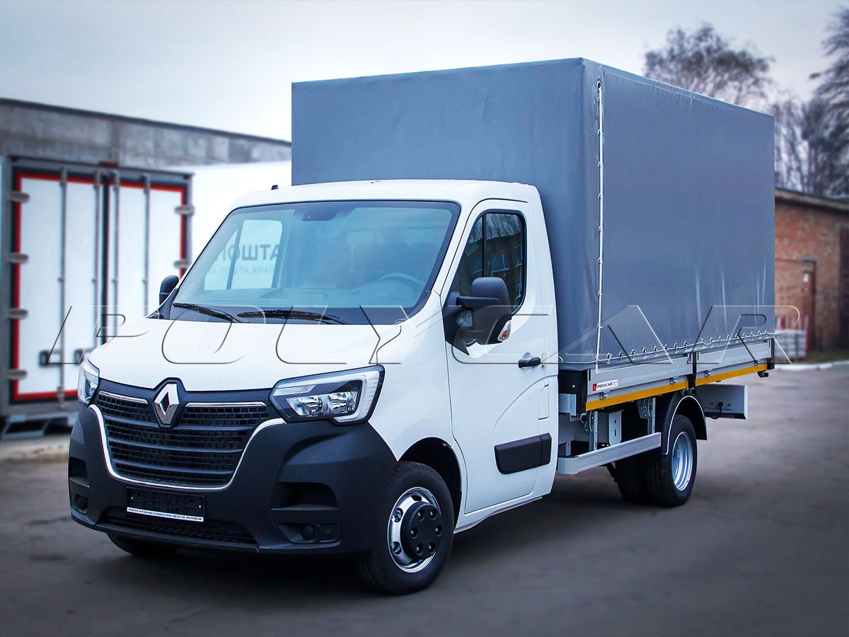 PolycarUkr's tweet photo. Ще один Renault Master отримав бортову платформу із тентом виробництва Polycar. Детальніше про бортові платформи нашого виробництва на сторінці https://t.co/ZmHKXIABSn
#Renault #RenaultMaster #Рено #бортовойГрузовик #коммерческийТранспорт #поликар https://t.co/IvC5mV1KMc