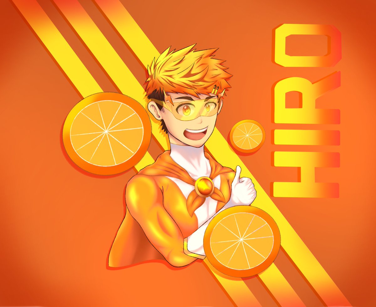 GoldenSoulSD's tweet photo. Hiro’s Orange Soda Label🍊 #campbuddy https://t.co/EmstaWp75G