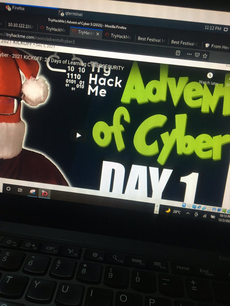 bankoncyber's tweet image. Day 2  #AdventofCyber2021  : Understanding the underlying technology of web server and how web communicate never get old. 

Knowing the role of HTTP and SESSION COOKIES is one of the essential things to know when going through web exploitation