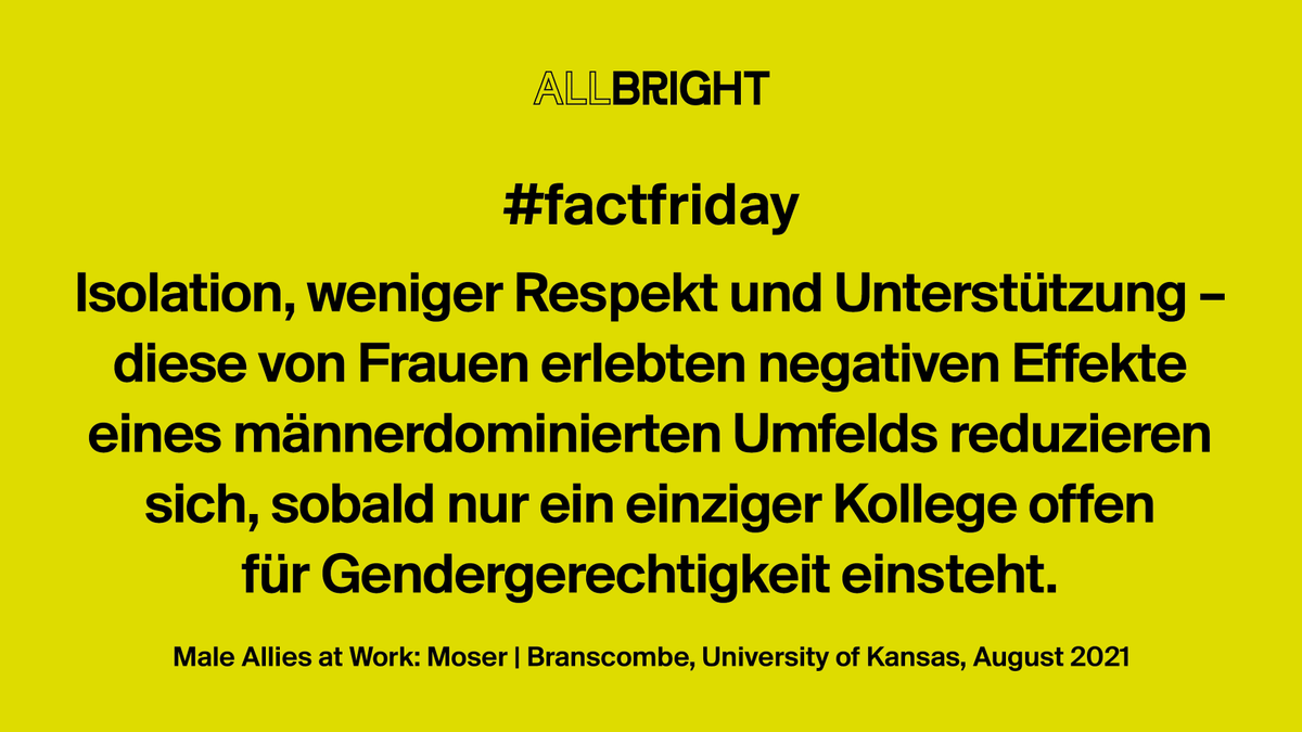 AllBrightGer's tweet photo. #Männer, die Chancengleichheit für eine gute Sache halten, sollten das bei der Arbeit einfach öfter mal aussprechen: dieser kleine Einsatz kann für Frauen einen großen Unterschied machen. #MaleAllies #BeTheChange 💫 https://t.co/12IGI5bb5X