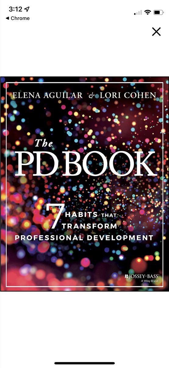 lcctchr's tweet photo. Excited to announce that Elena Aguilar and I co-authored a book to be released in May 2022. Transform your PD with these 7 habits. You can ore-order now! @brightmorningtm  The PD Book: 7 Habits that Transform Professional Development https://t.co/bek6HngXsE https://t.co/PMD3uNFhNc