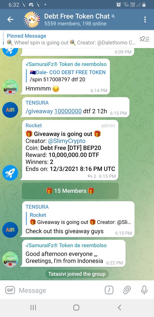 shadymalgill's tweet photo. Another #airdrop going in the telegram

Debt Free Token 
https://t.co/a3QxFcInxM https://t.co/ib4rowhLEw
