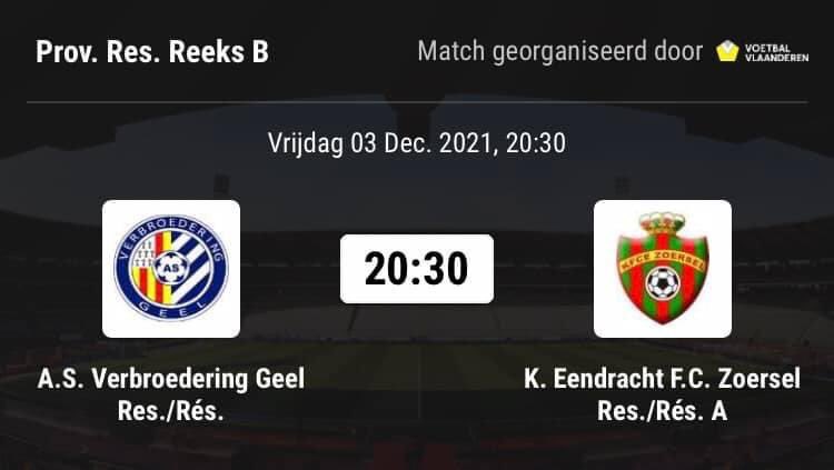 asvgeel's tweet photo. 💢 MATCHDAY BELOFTEN 💢

Vanavond om 20:30 treden onze Beloften in het strijdperk tegen Eendracht Zoersel.

De jongens van coach Bjorn Janssen verkeren in bloedvorm en zijn opgestoomd in de rangschikking naar een gedeelde derde plaats. https://t.co/rAo7FpYeZ4