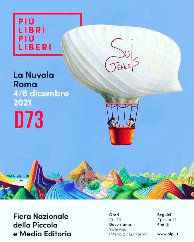 Dal 4 all’8 dicembre saremo a #piulibripiuliberi #plpl2021 allo stand D 73
