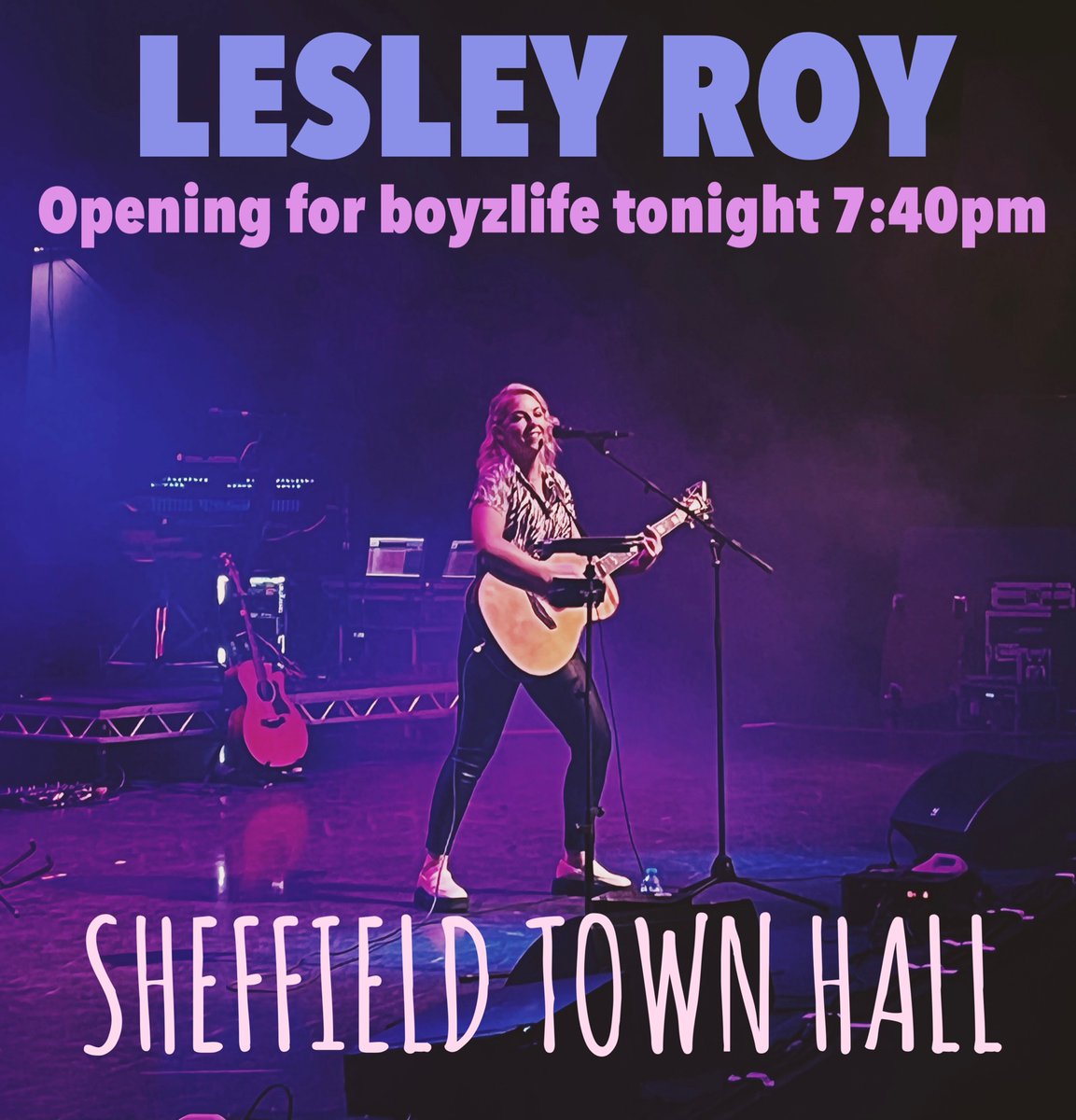 Tonight In Sheffield Town Hall! Kicks off at 7:40pm!!! Tickets :
boyzlife.co