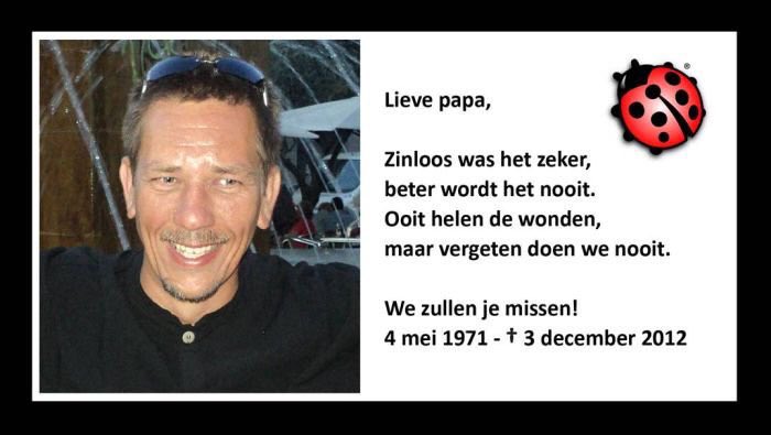 Vandaag in 2012 overleed Richard Nieuwenhuizen aan de gevolgen van hersenschade. Hij werd een dag eerder aangevallen en verwond bij het vlaggen van een wedstrijdje van Buitenboys B3.