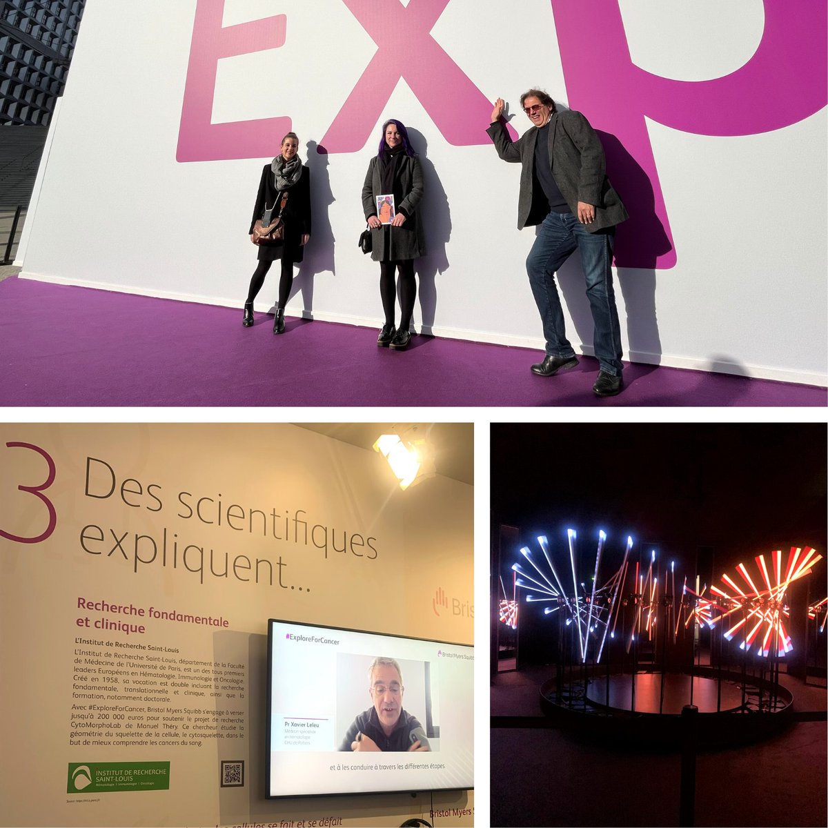 Agence_Magina's tweet image. ⭐Team Magina⭐ : hier, la team Magina était à Paris pour #ExploreForCancer organisé par @BMSFrance
➡️ Un événement immersif et pédagogique pour en savoir plus sur l’immunothérapie et les CAR-T contre le #cancer

Un honneur pour Magina de voir nos vidéos en actions !