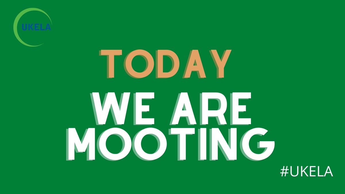 It's our #Mooting Competition Semi and Finals Day! Good luck to all the teams; there's a real buzz this year with a record-breaking number of entries.  Thank you to everyone who has got involved and to our sponsors @No5Chambers and <a href="/LawtextPub/">Lawtext Publishing Limited</a>  👏
#UKELA
