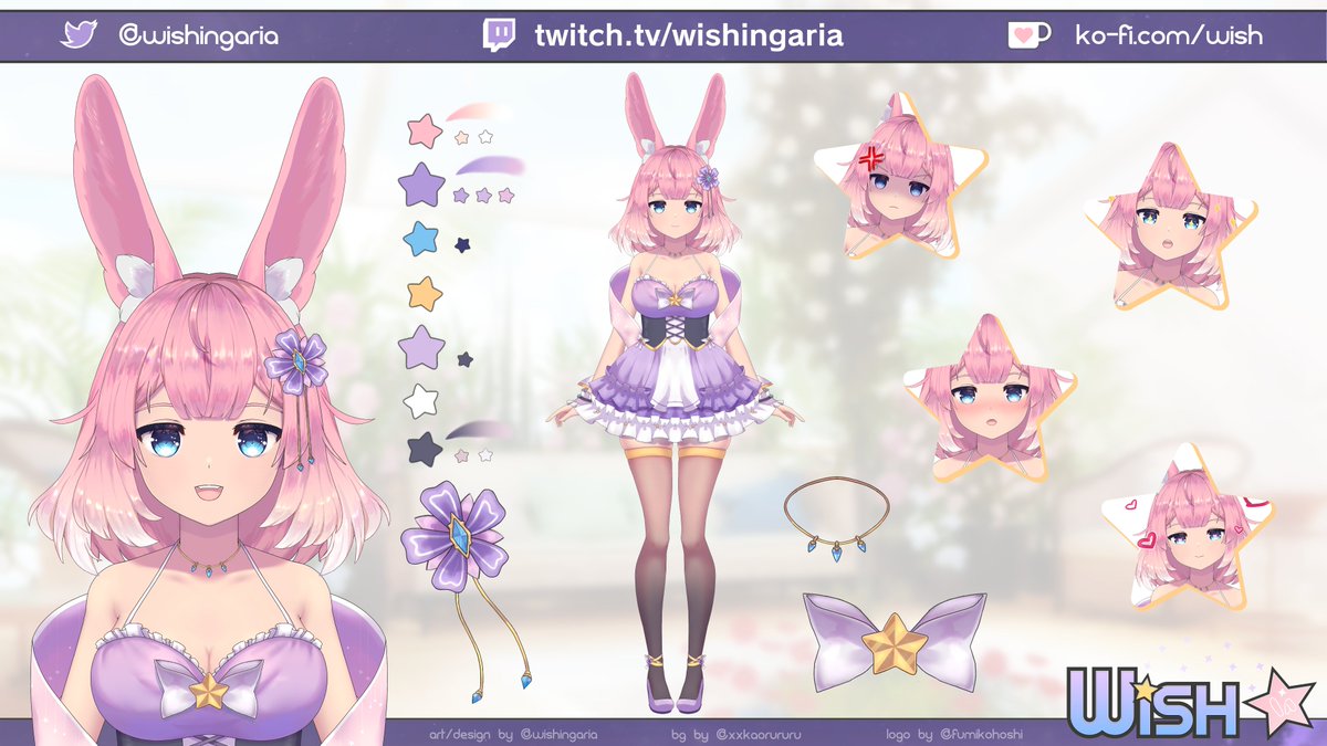 WishingAria's tweet photo. hi hi~  My name is Wish and I'm a bunny vtuber who likes to stream art, rpgs and comfy games! #ENVtuber 

☆ stream → twitch: wishingaria
☆ schedule → #wishlive
☆ fanart → #art4wish
☆ nsfw → #r18wish
☆ info → https://t.co/K7UOX253cQ https://t.co/atEN78Pgxe