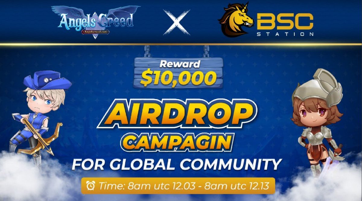 🚀$10,000 giveaway campaign for Global Community 

👉Join via @Angels_Creed_Bot on Telegram 
🤝Complete all tasks and earn points 
💰 $5k for random 300 users 
💰 $5k for top 300 referrals 

🔥Hint: more points, higher chance win! 

RocketMore details: t.me/angelscreednew…