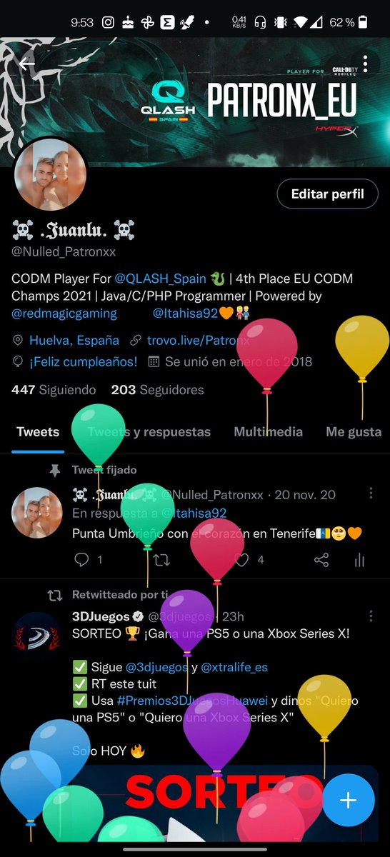 Balloons in my profile🥳🥳