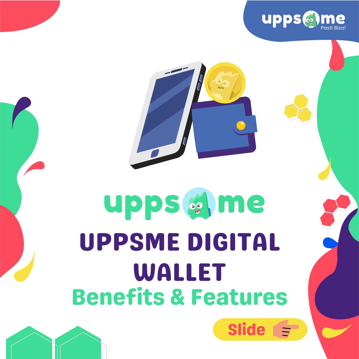 upps_me's tweet photo. Introducing, Uppsme Digital Wallet!
Uppsme Digital Wallet can be accessed in Uppsme App (coming soon) where users are able to participate in our future staking programs, withdraw and deposit digital assets, and claim rewards in the form of digital assets and digital products. https://t.co/FvuHSQwFX3