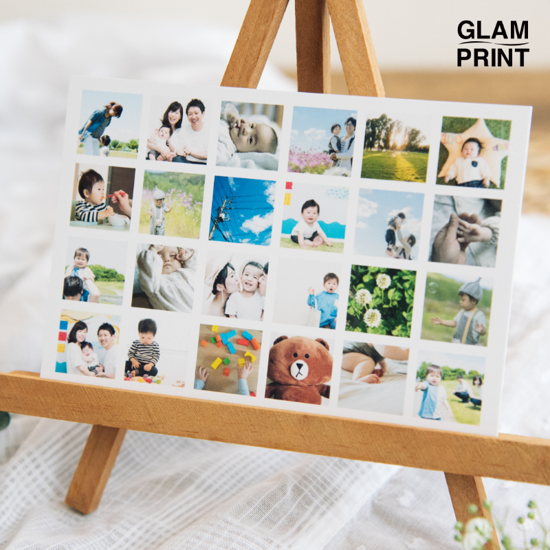 glam_print's tweet photo. \シンプルイズザベスト/
賀詞のない、20枚の写真をたっぷり使えるデザイン📷
写真の上から手書きしたり、切手面にメッセージを添えても素敵☆

「師走得割」第一弾実施中！
基本料金35%OFF＋プリント料金15%OFF！
締め切りは12月13日13時ご注文分まで！

#グラムプリント #GLAMPRINT #年賀状