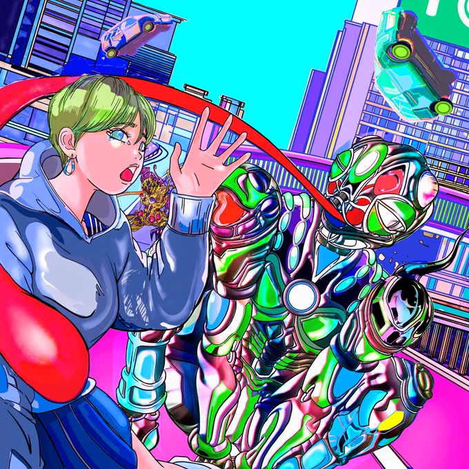 フロッグデビルグリード (左)
「遊ぼう僕と一緒に」

デビルグリード・バエル (右)
「探したぞ結合だ‼︎ 最後の遺伝子❗️」
(38.40続き)      #Bael 
#仮面ライダー2020episode～95 