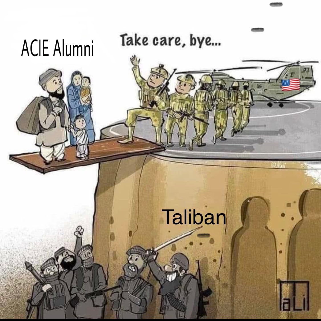 The US Government <a href="/StateDept/">Department of State</a> spend millions on educating the ACIE Alumni. These alumni contributed to their societies in different ways. They are exposed and at danger now because of that exposure. Evacuate them to safety. #EvacuateACIEalumni
<a href="/StateDept/">Department of State</a> @StateDeptSpox