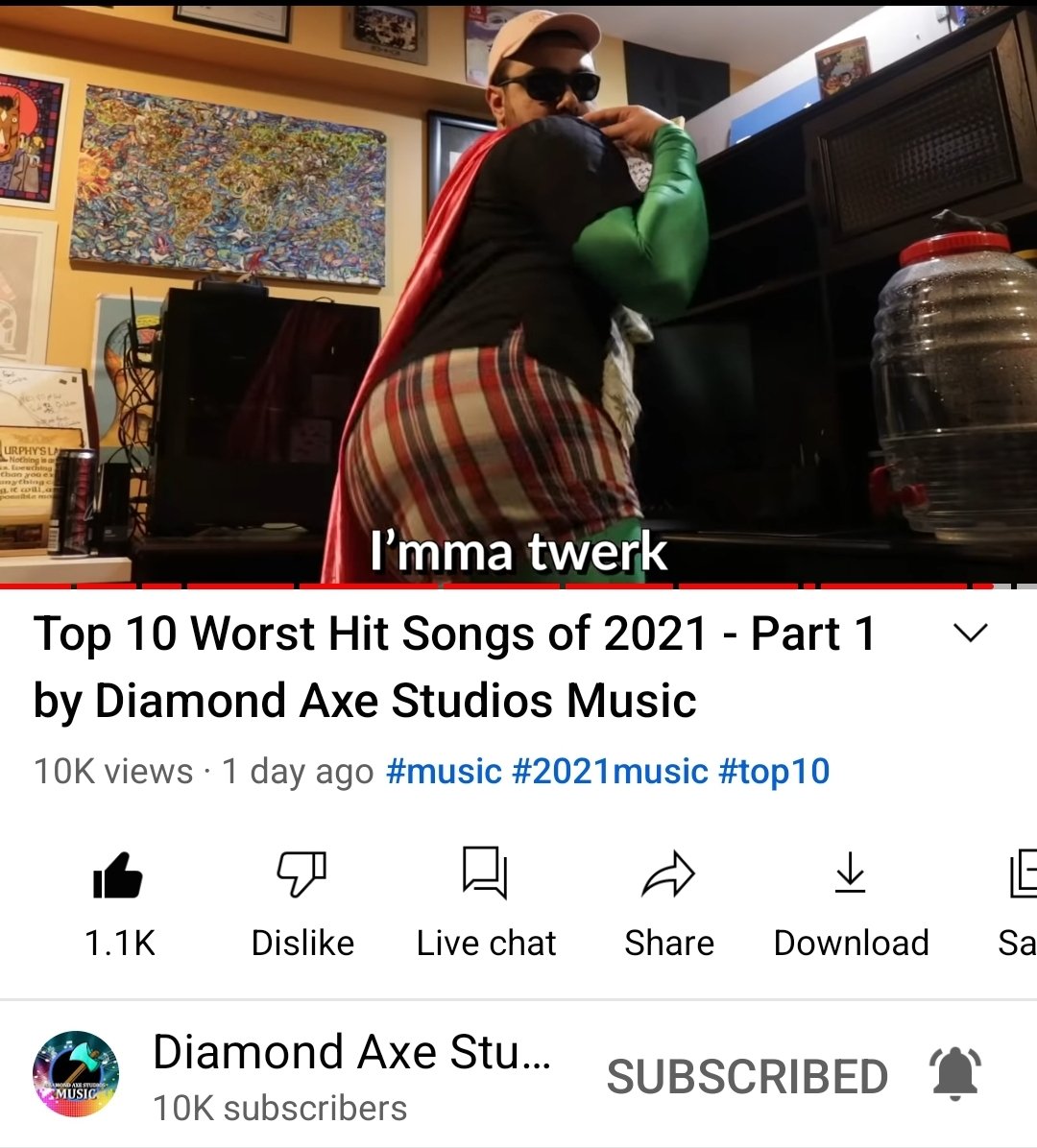 kellifaywolfe's tweet photo. Congratulations!!! @seanfaywolfe 
"I'mma twerk" 
10k followers 
#DiamondAxeStudios
#DASMusic https://t.co/AfNCRTa6g1