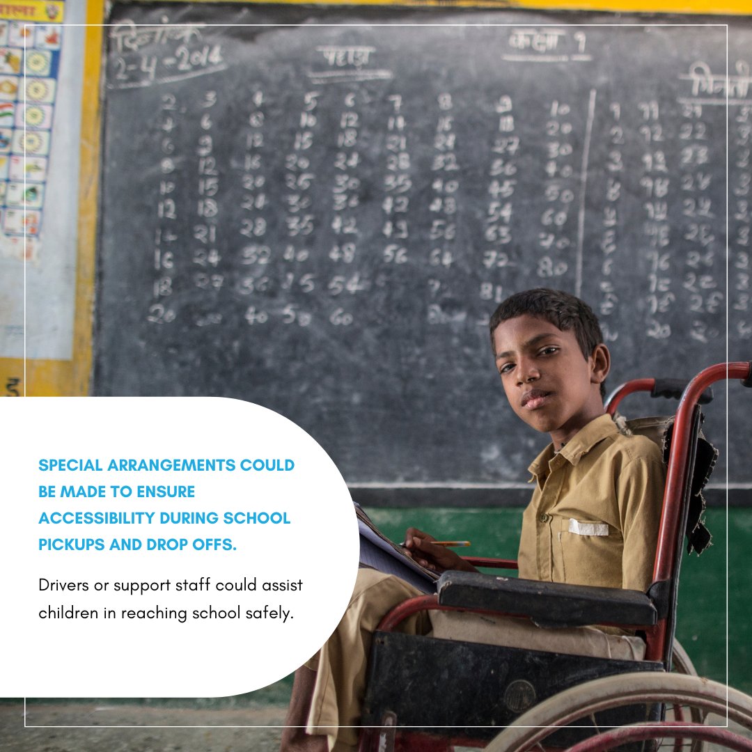 Children with disabilities have suffered the most due to the #COVID19 pandemic.

Now that schools have reopened, there should be a special focus on ensuring safety, inclusion and accessibility in schools.
 
#IDPD2021
#ForEveryChild, every right