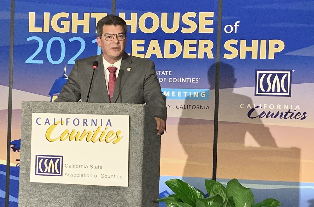 CSAC_Counties's tweet photo. CSAC President & #SiskiyouCounty Supervisor Ed Valenzuela to #CACounties Supes & Leaders: "I want to renew the call for more Supervisor engagement. Many issues are still ahead. No matter what’s in store, we’ve learned how much we can accomplish when we work together!" #CSACAM2021 https://t.co/bQM03Lm8gL