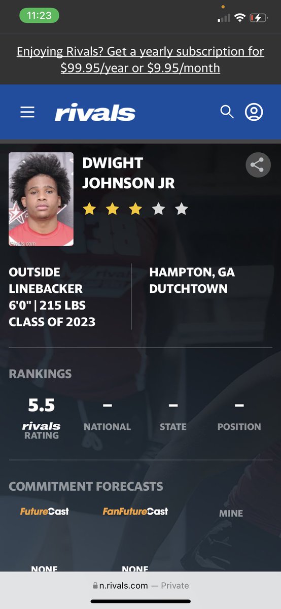 djjohnson232's tweet photo. Thank you rivals ! 3 ⭐️ #chiponmyshoulder @rivals @DutchtownFB1 https://t.co/fYE25bsJ84