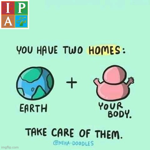 IntegrativeIPA's tweet photo. We typically think of the earth as where we live but we also inhabit our bodies and it's equally important that we take care of them as well. #earth #home #takecareofyourself #livelife #enjoylife #healing https://t.co/hhLWgavjTO