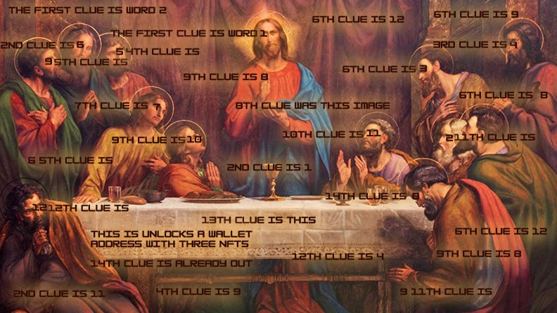 🕵️‍♂️ Clue #13:

LAST CHANCE to WIN 3 NFTS

The key. 

Final word out in the public already. Game can conclude.

Final word released in clue on twitter in 6hrs, if you can't find it. 

#FreeNFT
#FreeNFTs
#NFTGiveaway
#NFTs
#nftcollector

Play Fast:

discord.gg/rPQnQJfmWs