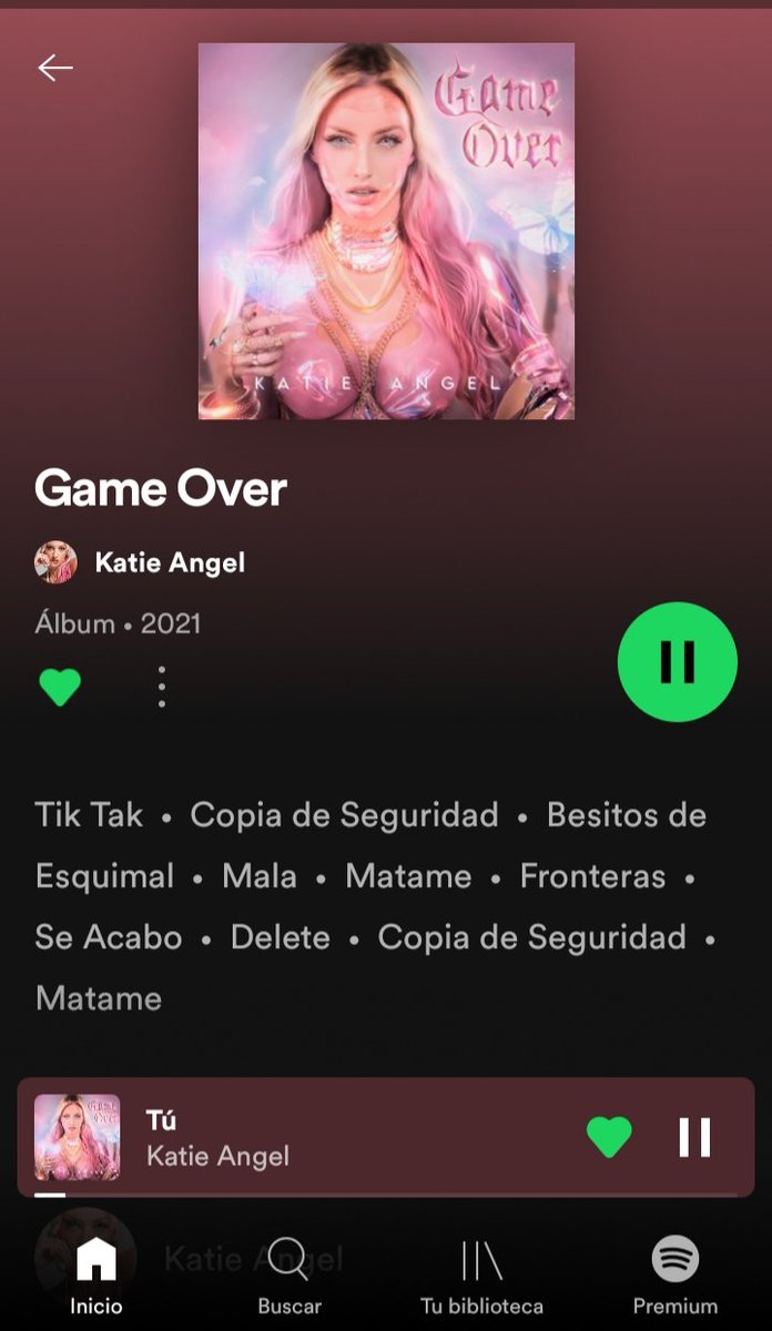 GiulianaParola1's tweet photo. YA ESCUCHANDO ESTA BELLEZA DE DISCO😍🇦🇷💿🎶👏 @IamKatieAngel Me encantó ❤ cada canción es tan bella 💕
#GameOver #GameOverKA #Estreno https://t.co/oWfOKJNtb1