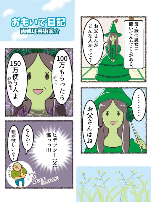 【おもいで日記】再掲

100万円もらった父は💴

#コミックエッセイ 
#コルクラボマンガ専科 