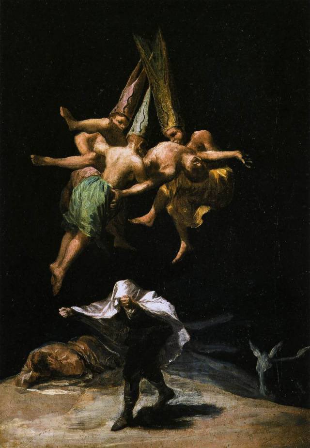 Witches Flight by Francisco Goya, 1798 https://t.co/Fu6gNyMWRx
