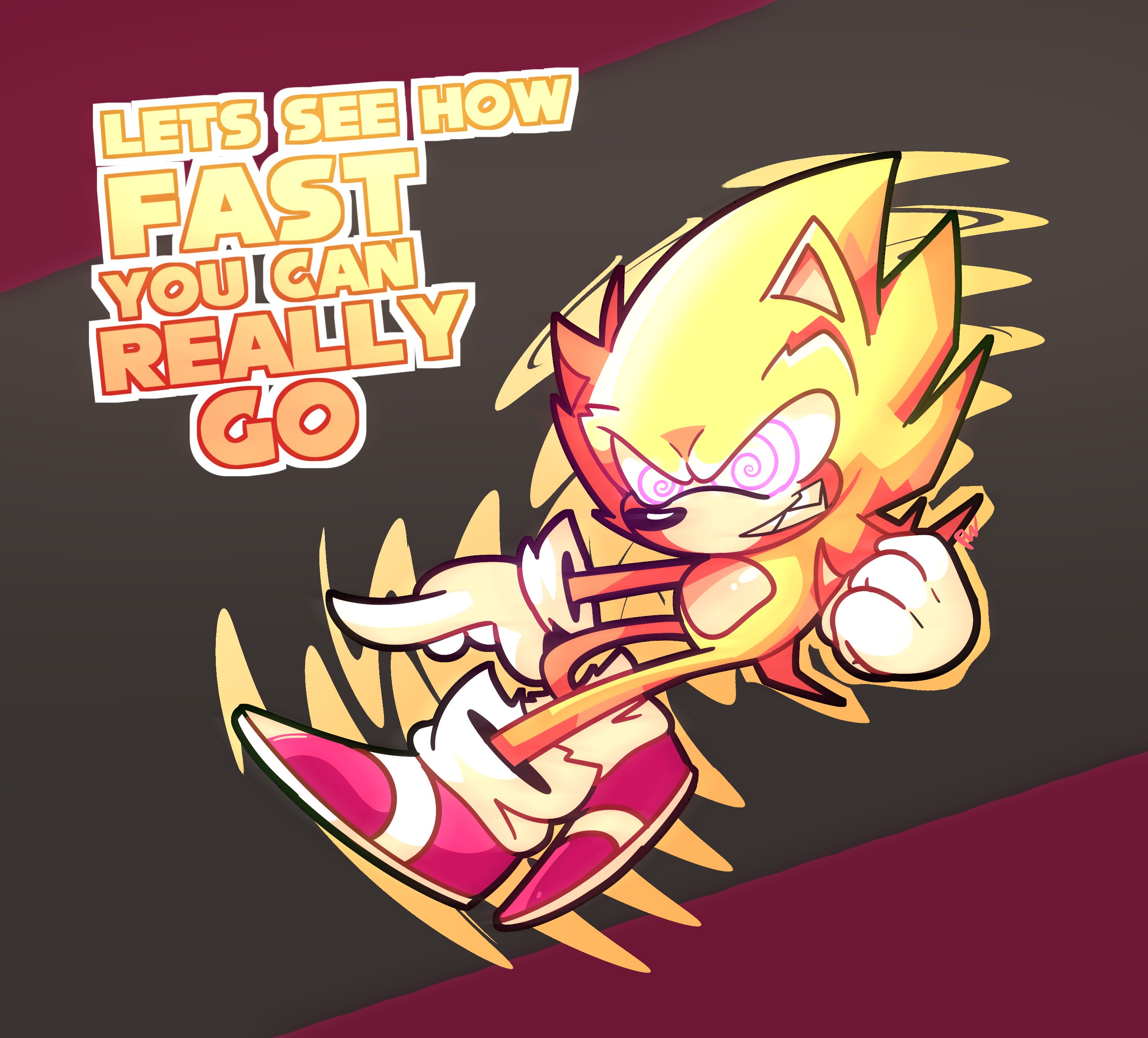 ArtStation - lets see how fast you can really go ha if you dont know me im  fleetway