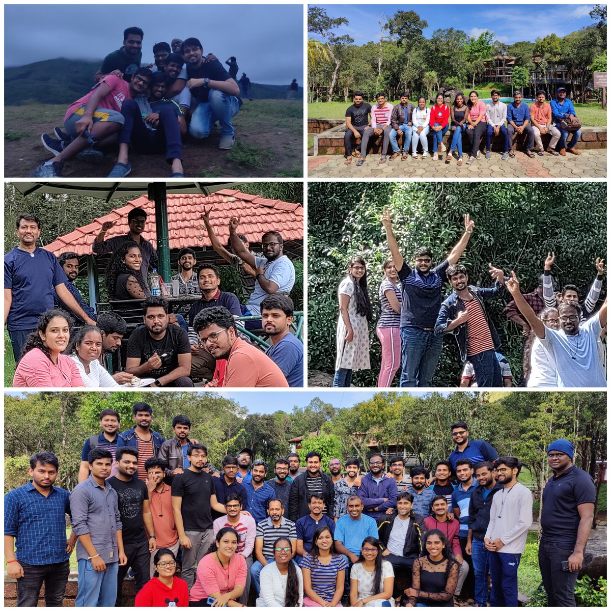 MistralSoln's tweet photo. Away from work and city chaos, a few of the Mistral teams had a great time - relaxed, entertained, and fun-filled #teamouting in midst of the greens. Here are some sweet memories from the team outing at Sakleshpur. #team #fun #teambonding #mistralsolutions #Mistralites https://t.co/KIpMnRexQH
