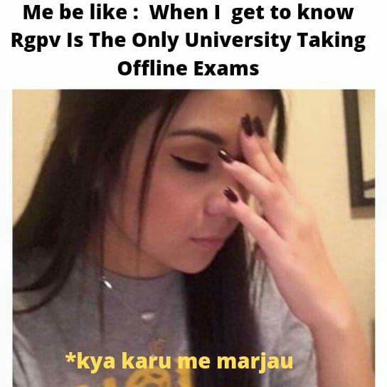NPundlik's tweet photo. #rgpvonlineexam
We students of RGPV request them to take online exams because our 80% of course in completed online. this will affect our result badly. ready for offline next sem.

@RGPVBhopal
@ChouhanShivraj https://t.co/Gi6YizpSIX