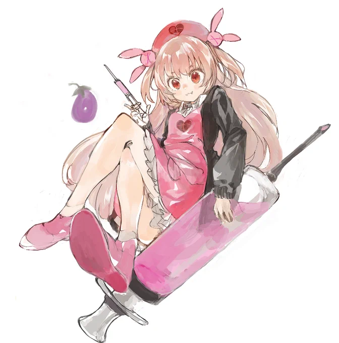 …こっそり陰で投稿…
絵チャの産物、
名取さな。

秋ナス。

#ヌォンタート 