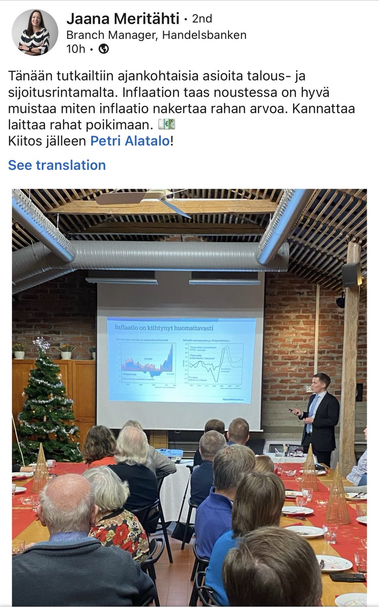 Kiitos @JaanaMeritahti, aina mahtavaa vierailla 👌 asiaa riitti ja vanhoilla kotikulmilla <a href="/Sjkkaupunki/">Seinäjoen kaupunki</a> ei tarvi turhia kierrellä tarinoissa 🙏💪 #sijoittaminen