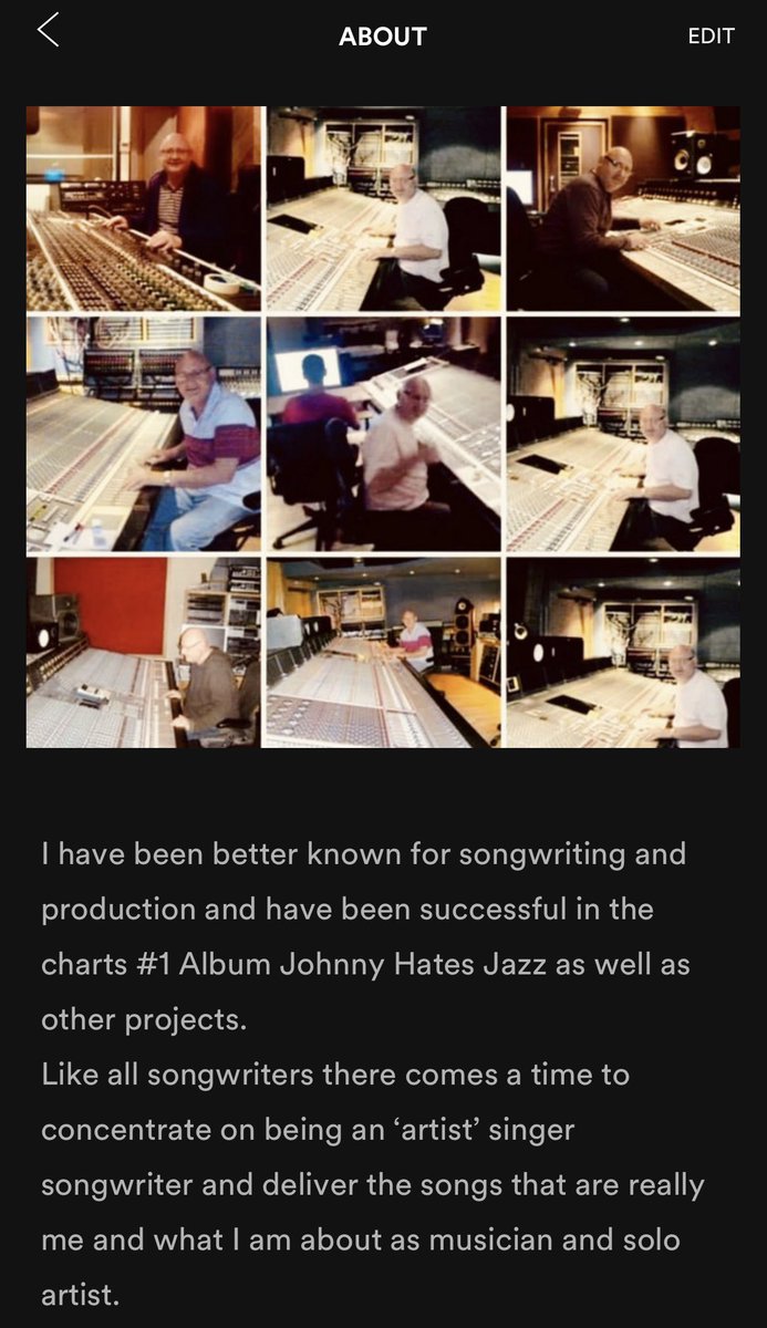 studioremix's tweet photo. My About me on Spotify https://t.co/Xq1nUueWC7 #aboutme #AccordingtoSpotify #Spotify it’s brief but it’s true - it’s all about songs 👉as an artist always - #betruetoyourself https://t.co/4ApjdFWvu9