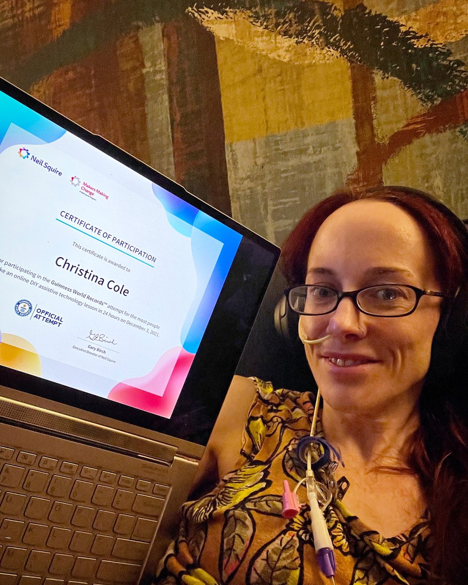 Christina (@christinaosms) on Twitter photo 12/3 Is UN International Day of Persons With Disabilities. From now until 11:59 PM EST 12/3 you can participate in the #ATWorldRecord Take a quick 30 minute course on assistive technology (AT) and be a part of this Guinness World Record attempt! <a href="/MakerMakeChange/">Makers Making Change</a> <a href="/FCLEdu/">Fair Chance Learning</a> 12/3 Is UN International Day of Persons With Disabilities. From now until 11:59 PM EST 12/3 you can participate in the #ATWorldRecord Take a quick 30 minute course on assistive technology (AT) and be a part of this Guinness World Record attempt! <a href="/MakerMakeChange/">Makers Making Change</a> <a href="/FCLEdu/">Fair Chance Learning</a>