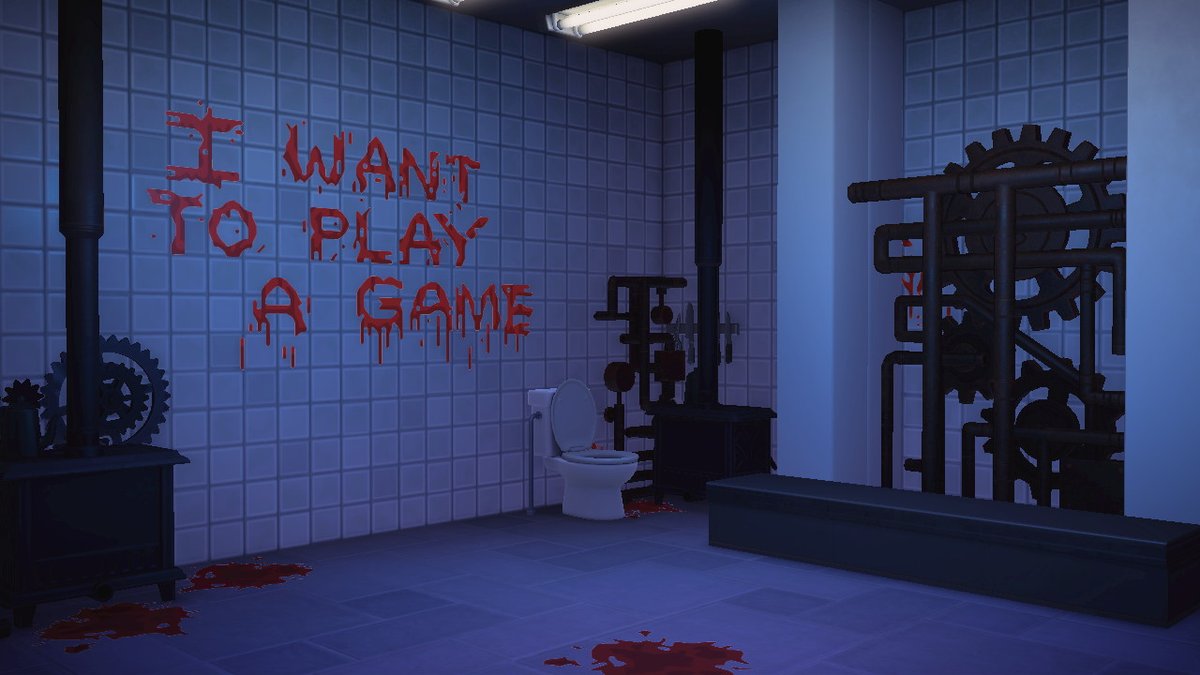 vampirrria's tweet photo. tried to make the saw bathroom on animal crossing https://t.co/36XUDqDIyB