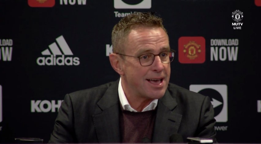 رانكيك: "شكرًا لقدومكم واستيقاظكم مبكرًا. إنه أبكر مؤتمر الصحفي في حياتي، لكن لدينا حصة تدريبية بعد ذلك مباشرة والمباراة قريبة للغاية".