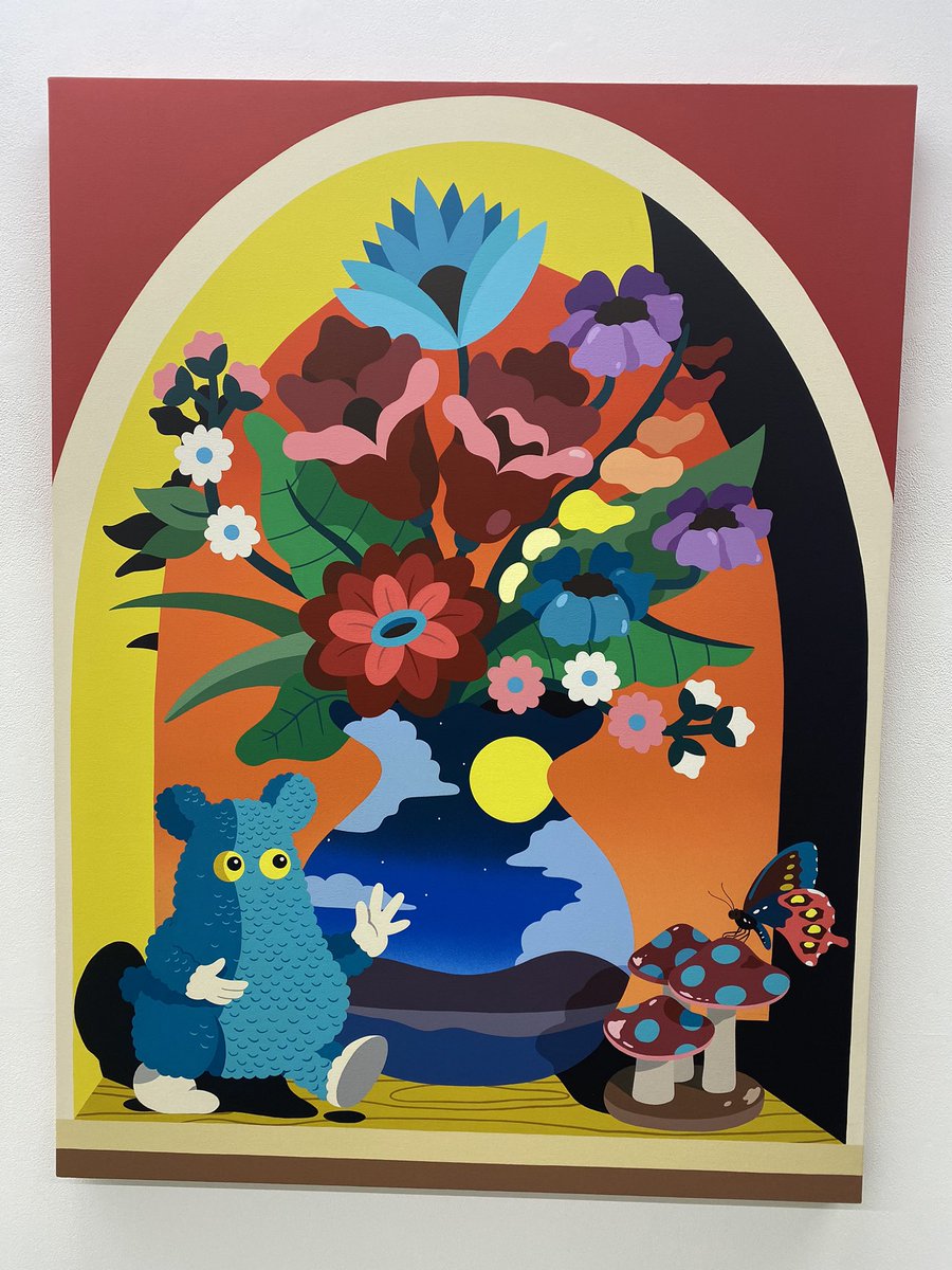 torao_atsushi's tweet photo. 中野のHidari Zingaroへ

鮮やかな色使い👍

#hidarizingaro 
#kaikaikikigallery 
#dabsmyla https://t.co/lCwaupTrLp