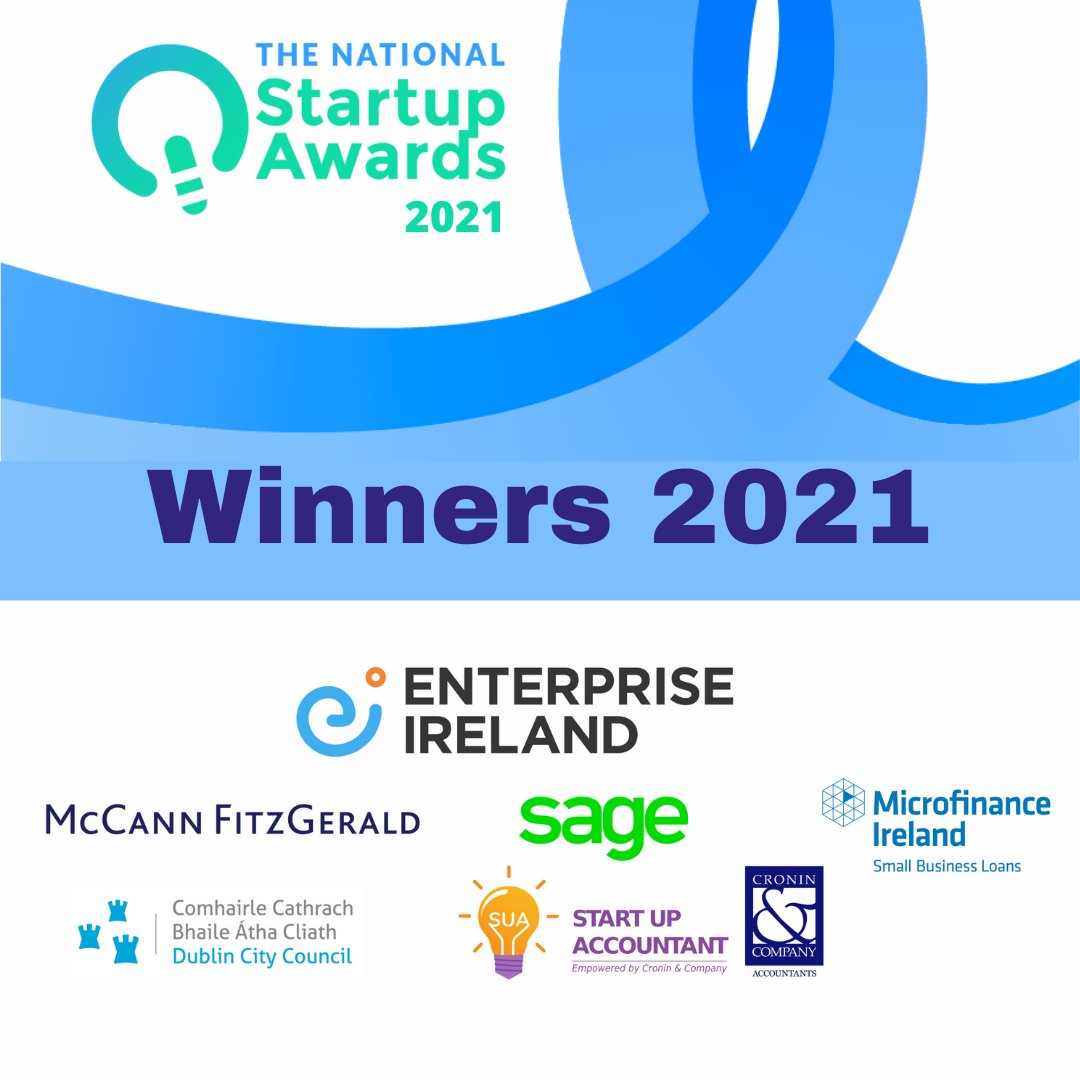 AlchemyEvents's tweet photo. Winners List👉https://t.co/11uosez91m
A huge thanks to our amazing sponsors
@Entirl @Microfinanceire @sageireland @Cronin_Co @StartUpAccount4 @McCannFitz @DubCityCouncil 
#yourstartupjourney #nationalstartupawards2021 #Startups #Ireland #restart #recover #rebuild #nsa #awards https://t.co/qDWToW8isu