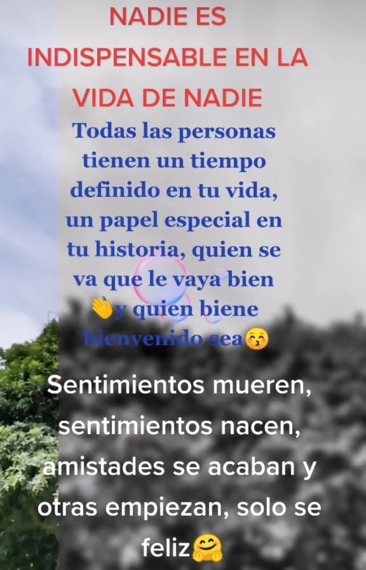 Lo que pasa en nuestra vida queda como experiencia...
